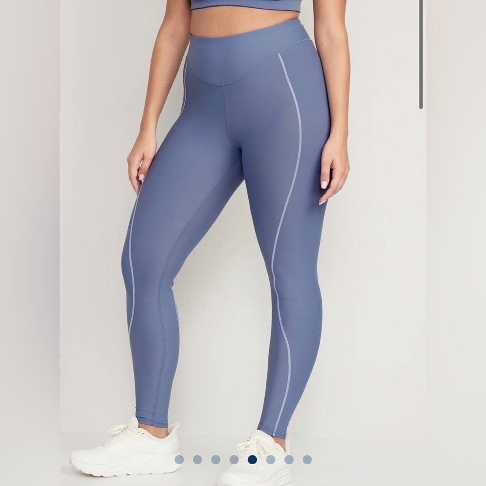 NWT! Old Navy High-Waisted PowerSoft Hidden-Pocket 7/8-Length Leggings ♦️
